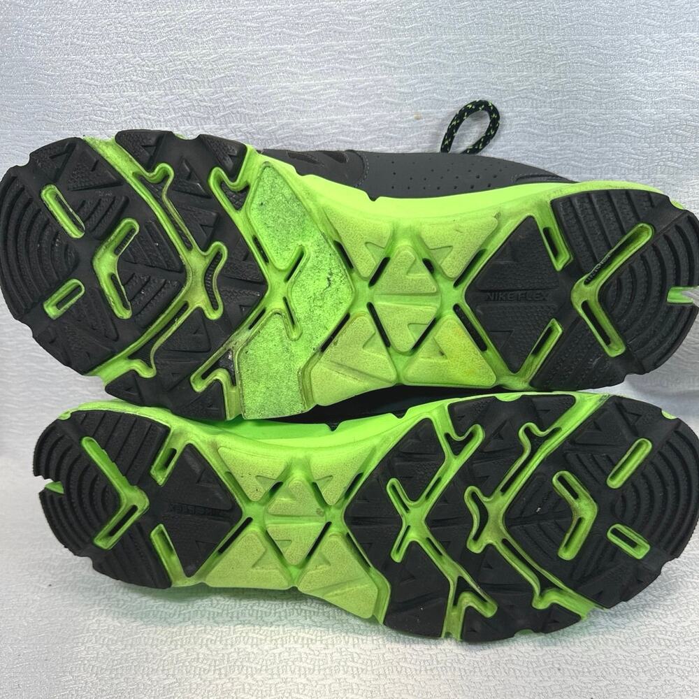 Nike Flex Trail H2O Repel Mens Running Shoes Black Lime Green 538552-001 Size 10 - Picture 5 of 7